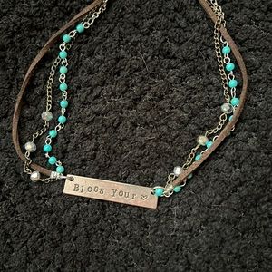 Bless your heart necklace